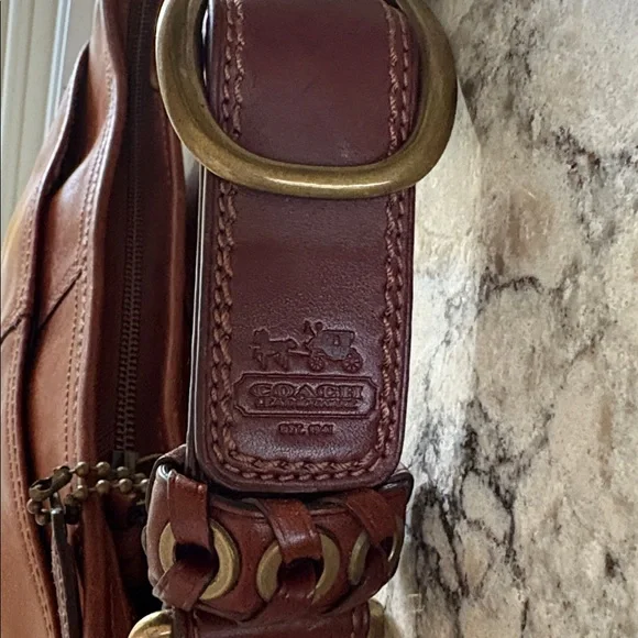 Coach Tan Leather Bleecker Shoulder Bag - Picture 4 of 11